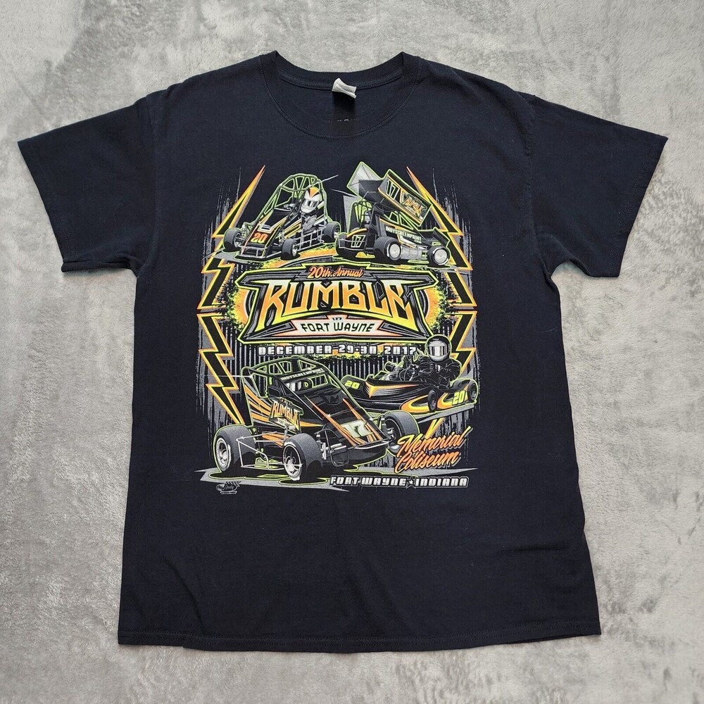 20th Annual Rumble In Fort Wayne 2017 EVENT T SHIRT Size L